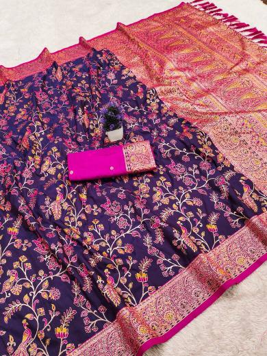 Anupama kashmiri pashmina sarees from surat online shopping